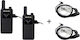 Πομποδεκτης Retevis B63s Pmr16 + 2x G-hook Earpiece C9250a Transparent