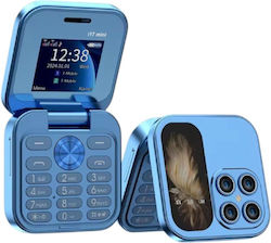 i17 Pro Dual SIM Telefon Mobil cu Butoane Albastru i17 Pro Dual SIM Telefon Mobil cu Butoane Albastru