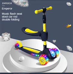 Homeone Παιδικό Πατίνι για 3+ Ετών Κίτρινο Homeone Παιδικό Πατίνι για 3+ Ετών Κίτρινο