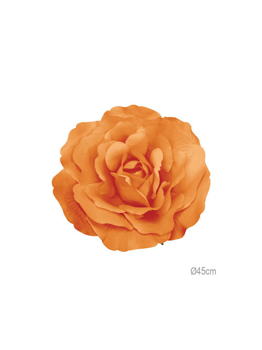 Hanging Open Orange Giant Rose Φ45cm 6/box 00-23835-40-an Orange