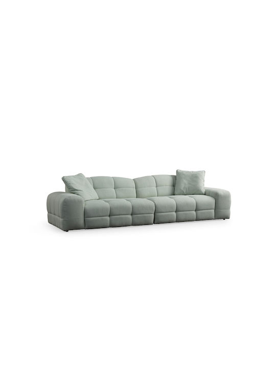 Pescara Τριθέσιος Καναπές Light Green 310x108x8...