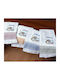 Silk Fashion Windmill Tea Towel in White Color 45x65cm 12pcs
