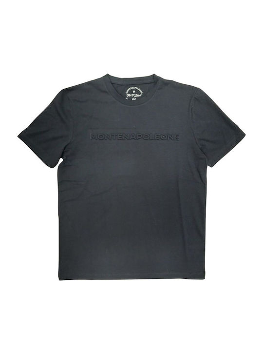 Monte Napoleone Kurzarmbluse Blue