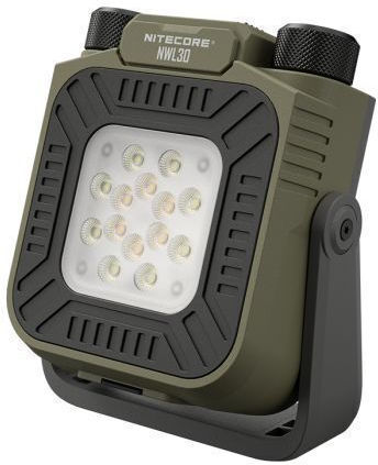 NiteCore Rechargeable Handheld Spotlight LED with Maximum Brightness 3000lm NWL30 Khaki
