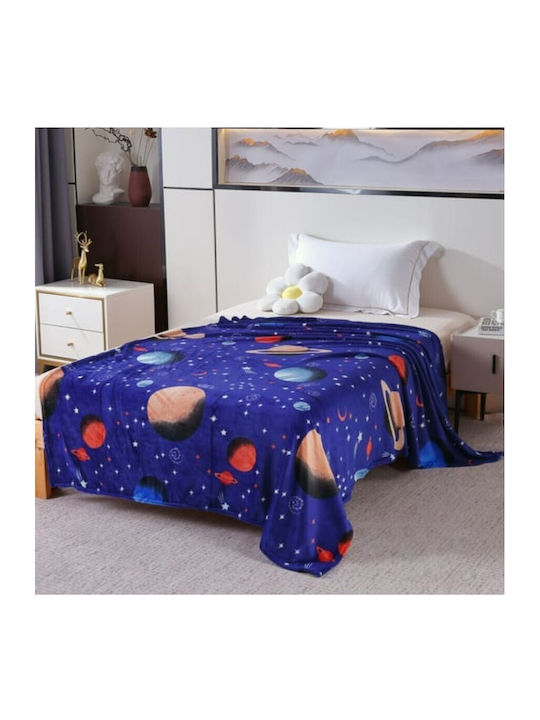 Pucioasa Cocolino Κουβέρτα Διπλή 200x230εκ. Μπλε