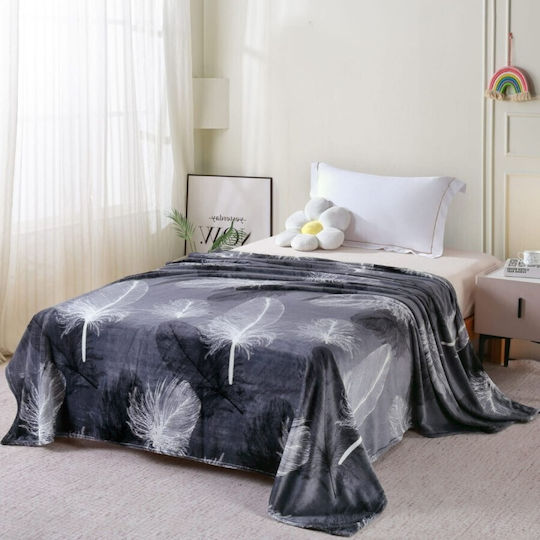 Pucioasa Doppel-Decke 200x230cm Schwarz