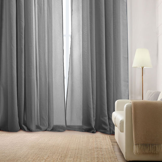 Whitegg K0181 With Pencil Pleat Grey 270x280cm