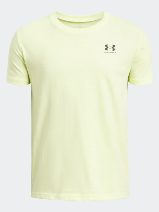 Under Armour Kinder-T-Shirt Gelb Sportstyle