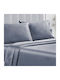 Whitegg Sheet for Single Bed 170x267cm. Ba169 Gray
