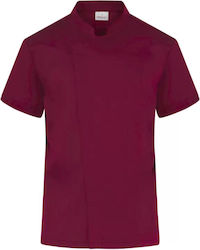 Giblor's Coat Chef 100% Cotton made Burgundy wi...