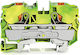 Wago Schienenmontage Erdungsklemme 10mm Schnellanschluss 2210-1207