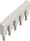 Wago Klemmenbrücke 5 Elemente isoliert 4mm² Grau 2004-405