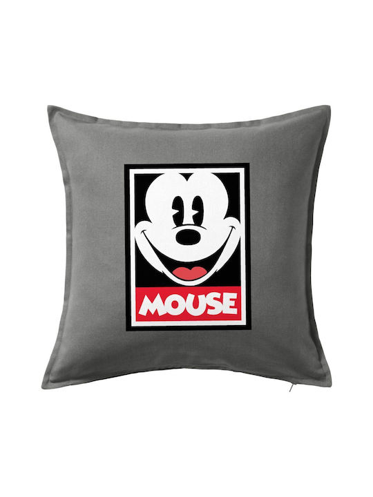 Pernă pentru Canapea Mickey Mouse Gri 100% Bumb...