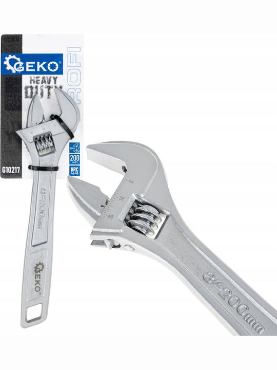 Geko Γαλλικό Κλειδί Μήκους 203.2mm με Άνοιγμα Σιαγόνων έως 8mm