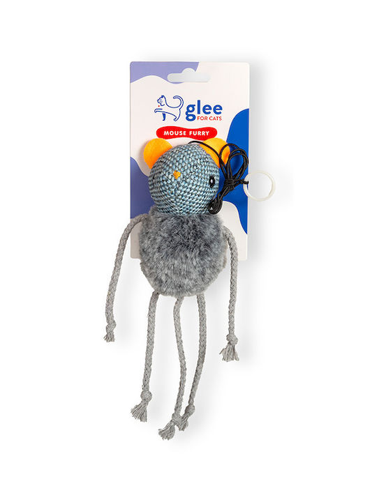 Играчка за котки Glee Mouse Ferry Belly 12x6см