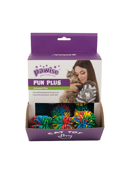 Παιχνίδι Γάτας Pawise Fun Box Rainbow Ball Pw28375 1τεμ