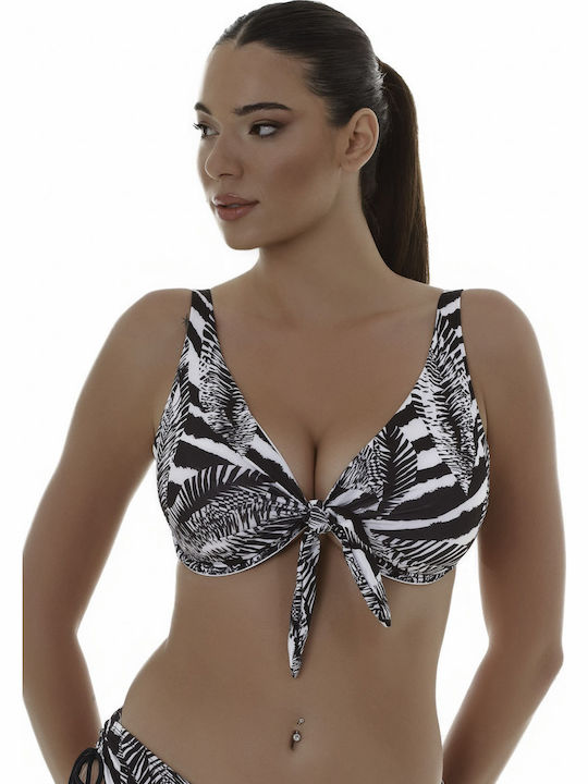 Bluepoint Bikini Dreieck E Körbchen Blumen Blau