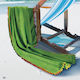 Whitegg Beach Towel Cotton Green 160x90cm.