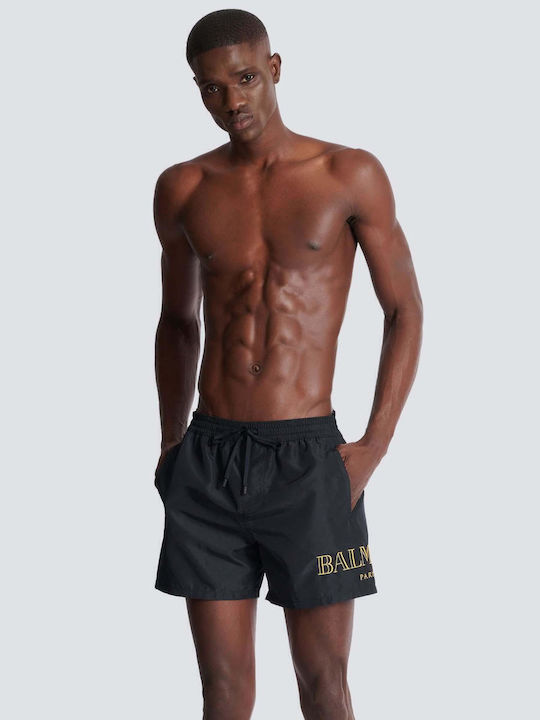 Balmain Herren Badehose Shorts Schwarz Balmain Herren Badehose Shorts Schwarz