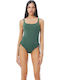 One Piece Swimsuit With Light Padding Cypress
