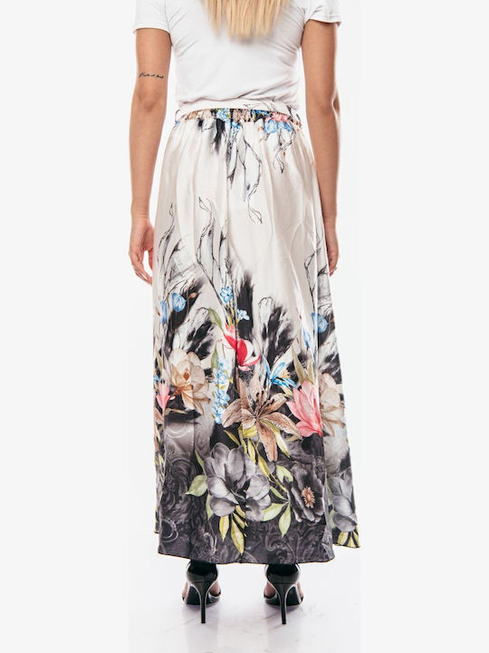 High-waisted Maxi Skirt Black