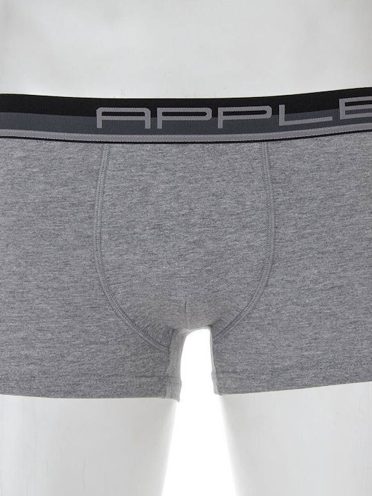 Apple Boxer 0110951 Herren Boxershorts Grey 1Pa...