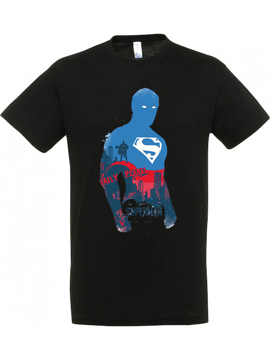 Herren T-Shirt Stedman Schwarz Superman Design Dp2602