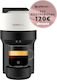 Nespresso Vertuo Pop Pod Coffee Machine Vertuo Coconut White + €120 Discount for Purchase on Capsules