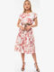 Midi Dress for Wedding / Baptism Pink