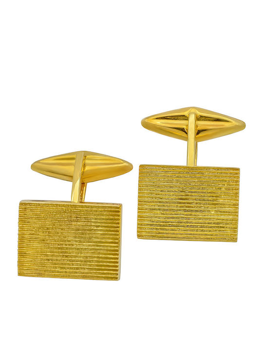 Savvas Design Cufflinks from Silver in Yellow Color