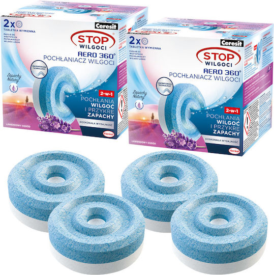 Ceresit 450g Lavender Absorbent Tablet 4 Pieces