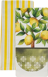 Kentia Fazzy Prosop din 100% Bumbac în Culoarea Galben 40x60cm 2buc