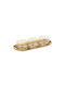 Atmosphera Glass Oval Decorative Tray 30x12x5cm