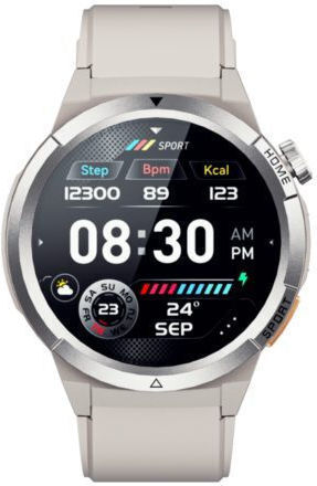 QCY Active GX Watch S12 Aluminium 47mm with Heart Rate Monitor (Gray)