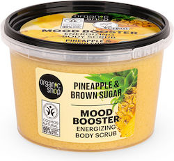 Organic Shop Mood Booster Енергизиращ Скраб за Тяло Ананас и Кафява Захар 250 мл Organic Shop Mood Booster Енергизиращ Скраб за Тяло Ананас и Кафява Захар 250 мл