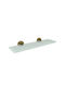 Verdi Brass An der Wand montiert Badezimmerregal Glas Bronze