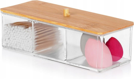 Orion Publishing Group Organisationsbox für Kosmetik mit Trennzeichen Transparent 23,5x10x8,5cm
