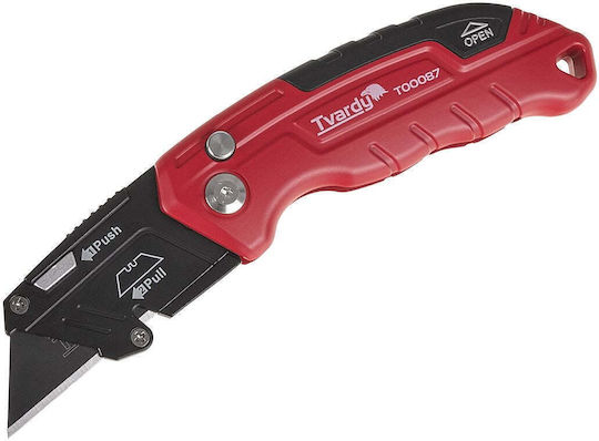 Cutter flexibil cu lamă trapezoidală Sk2h 60 x 19 x 0,6 mm Tvardy T00087a