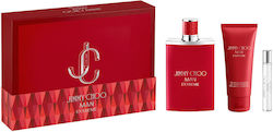 Jimmy Choo Extreme Мъжки Парфюмни Комплект с Парфюмна Вода 3 Бройки Jimmy Choo Extreme Мъжки Парфюмни Комплект с Парфюмна Вода 3 Бройки