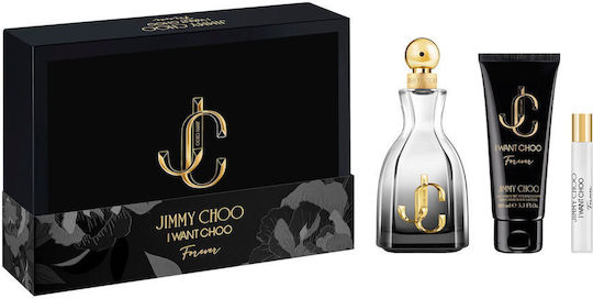 I Want Choo Forever Women's Set with Eau de Parfum and Mini Perfume 3pcs
