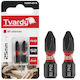 Impact Bit Set PH2 25 mm S2 Tvardy T00171-25-2