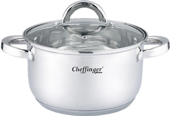 Cheffinger Дълбока Неръждаема Тенджера 3.9л / 20см