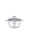 Cheffinger Tiefer Edelstahl-Topf 24cm