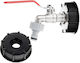 Ibc S60 X 6 Adapter Set 1/2" Tap Gz 3/4" Outlet Hose Coupling Geko G70183