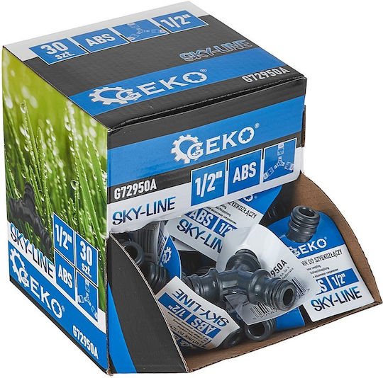 Sky-line 1/2" Hose Coupling Set 3 Ways 30 Pieces Geko G72950a