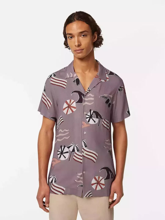 Scotch & Soda Πουκάμισο Μωβ