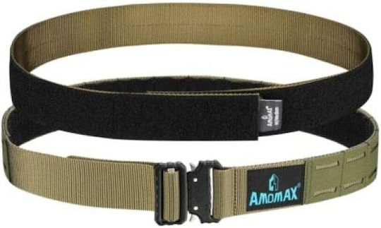 Amomax Διπλή Επιχειρησιακή Ζώνη Greyhawk 1.75" Tbs001rg Σύστημα Molle Μέγεθος Medium Military Green