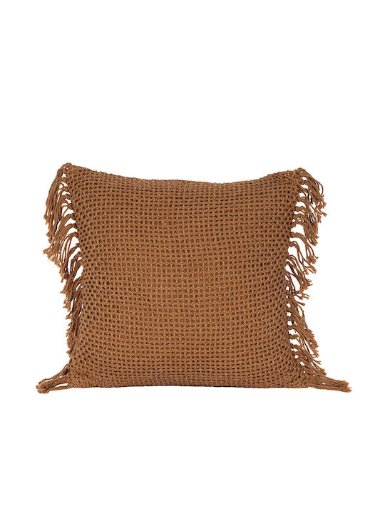 InTheBox Μαξιλάρι Καναπέ Arnav Caramel 45x45εκ.