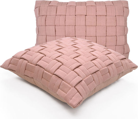 Liolios Home Sofa-Kissen Clusp Blush 40x60cm