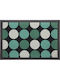 Atmosphera Entrance Mat Round Turquoise with Diameter 40cm